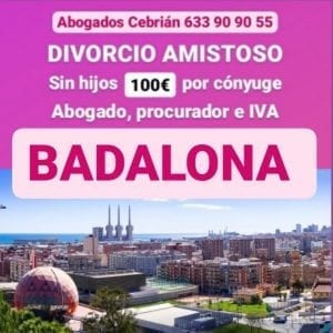Abogados de familia matrimonial para divorcio express barato en los Juzgados de Badalona
