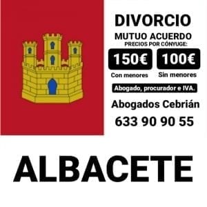 Abogados matrimonialistas en Albacete para divorcio express de mutuo acuerdo barato